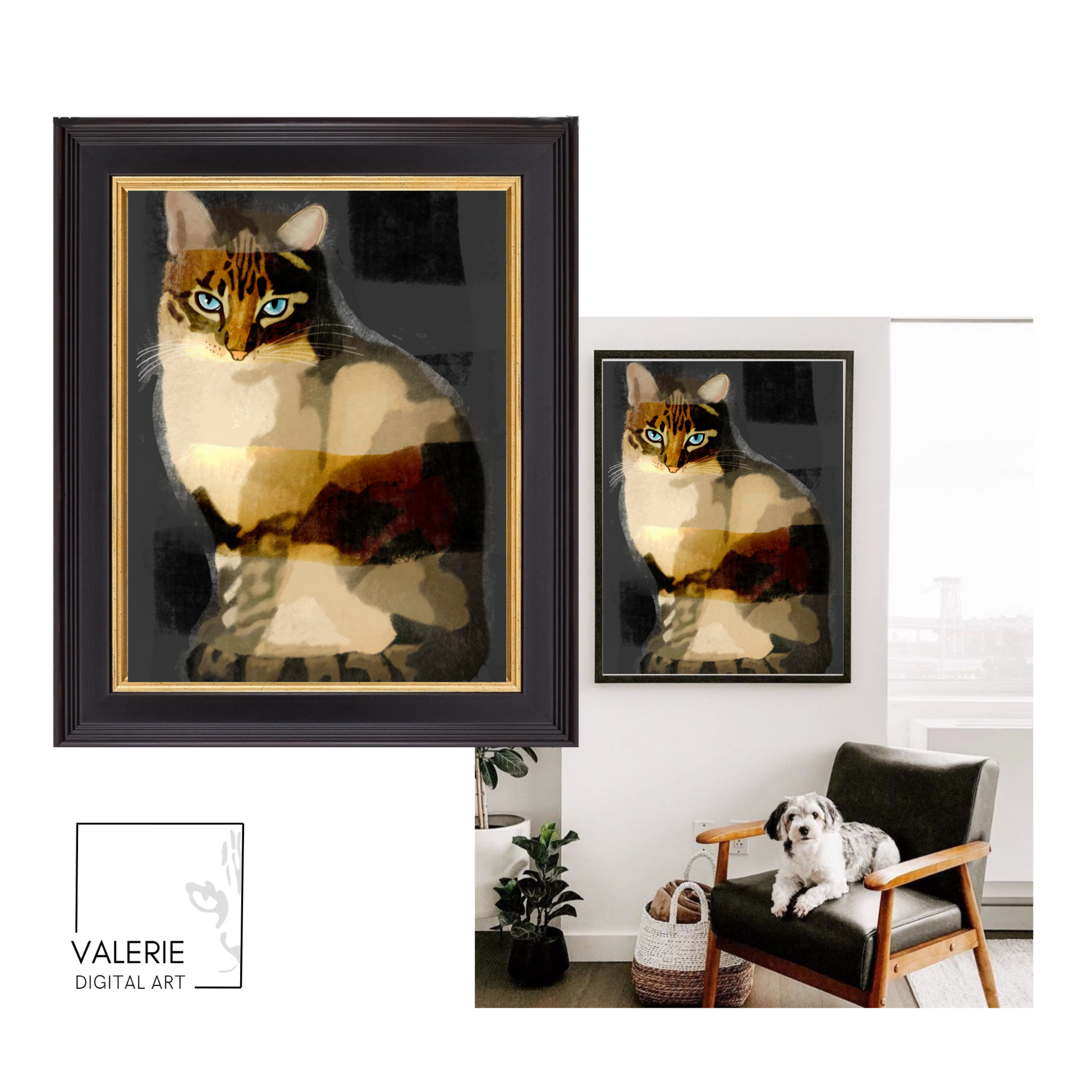 PISTOFF CAT Hahnemühle Photo Rag Print - valerie-digital-art