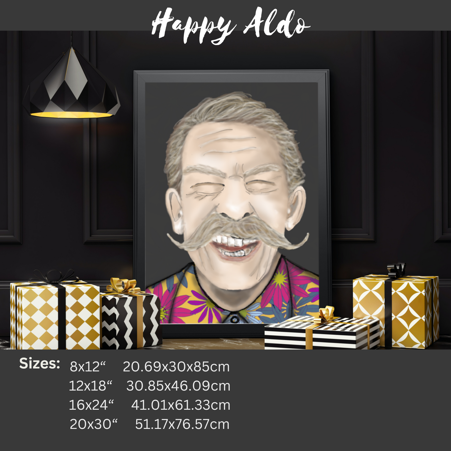 HAPPY ALDO - Canvas print - valerie-digital-art