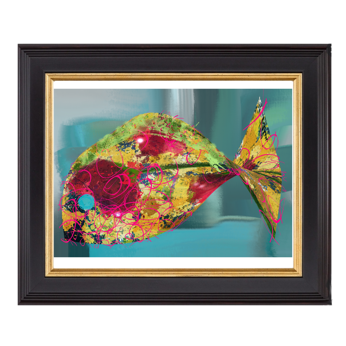 Fish 1 Hahnemühle Photo Rag Print - valerie-digital-art