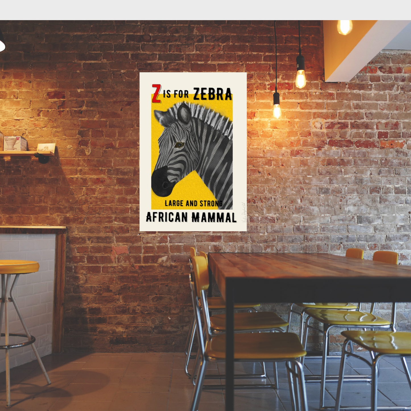 Z IS FOR ZEBRA - in fine art - valerie-digital-art
