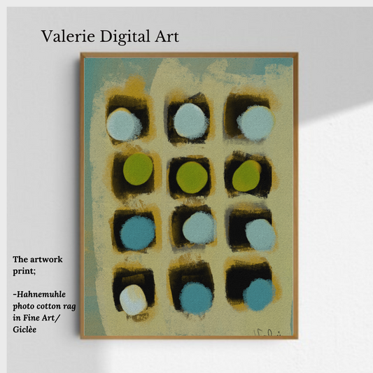 Connected pieces  Hahnemühle Photo Rag Print - valerie-digital-art