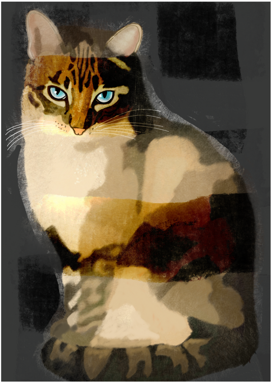 PISTOFF CAT - valerie-digital-art