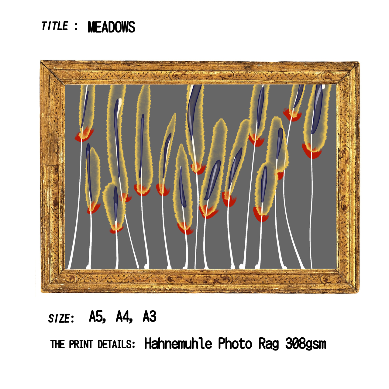 Meadows Hahnemühle Photo Rag Print - valerie-digital-art