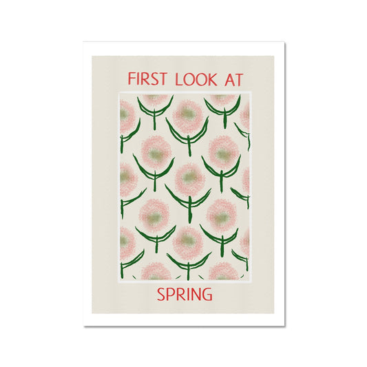 first look at spring Fine Art Print - valerie-digital-art