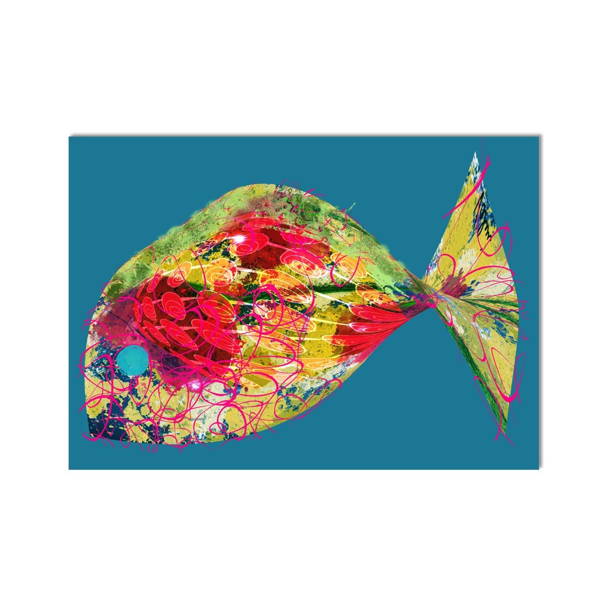 Fish 2 Hahnemühle Photo Rag Print - valerie-digital-art