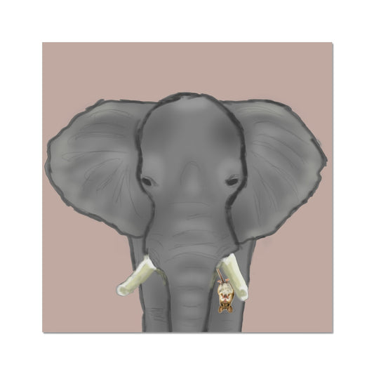 ELEPHANT MOUSE TRAP Hahnemühle Photo Rag Print - valerie-digital-art