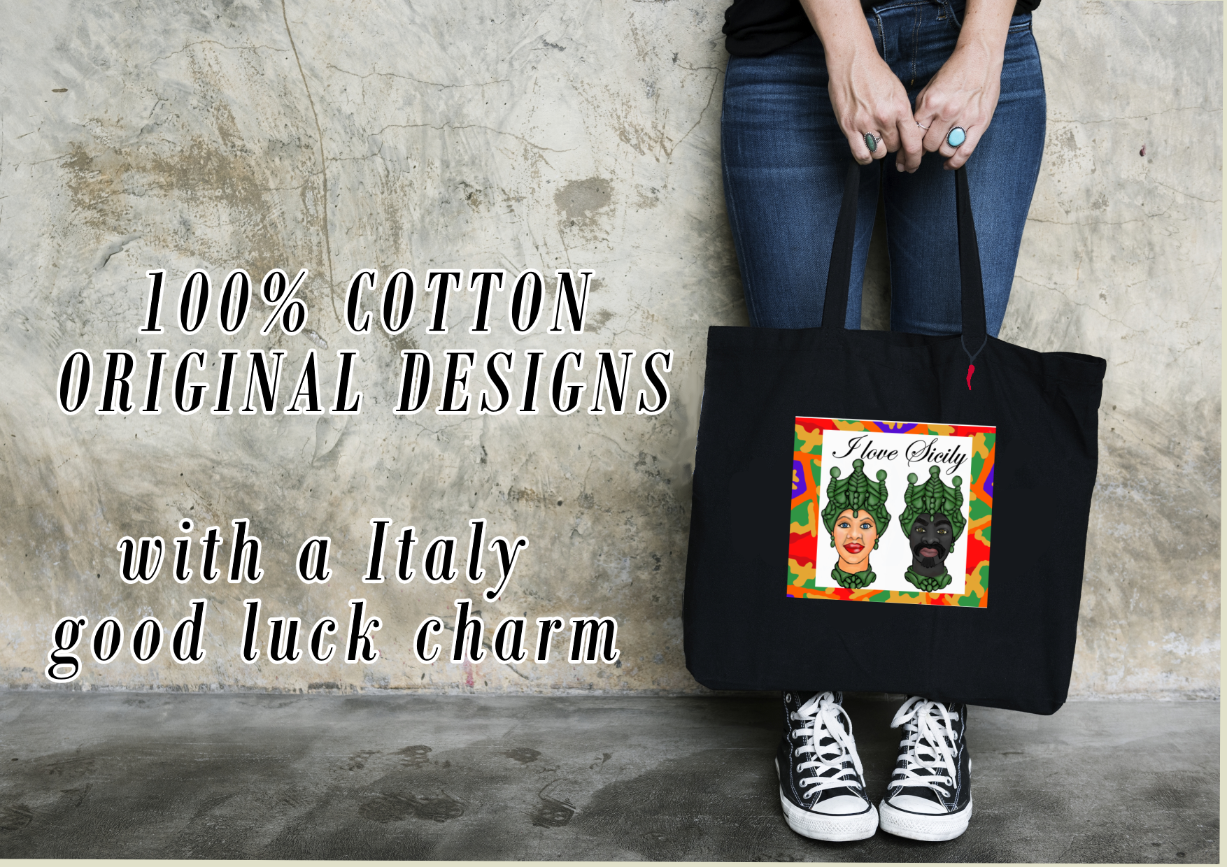 THE SICILIAN COLLECTION TOTE BAGS SHOPPERS - valerie-digital-art
