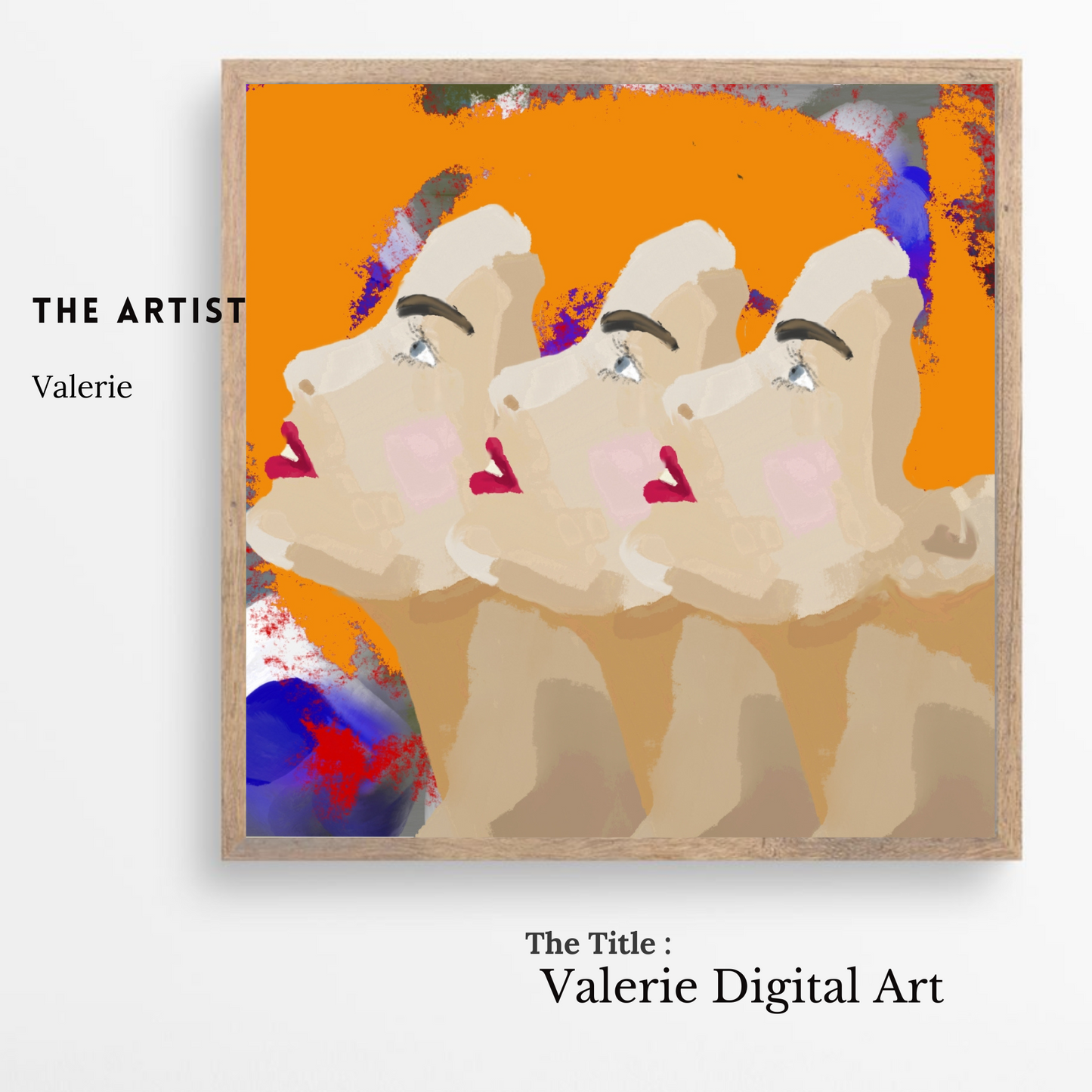 THE VOICE Hahnemühle Photo Rag Print - valerie-digital-art