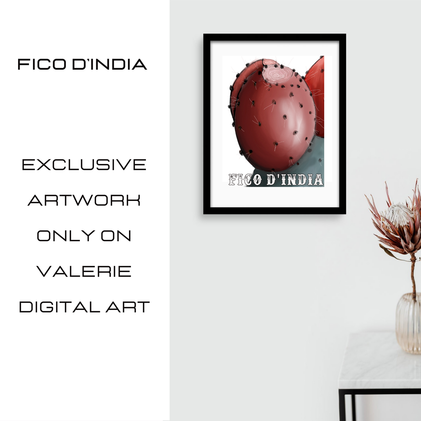 FICO D'INDIA - Wall art print - valerie-digital-art