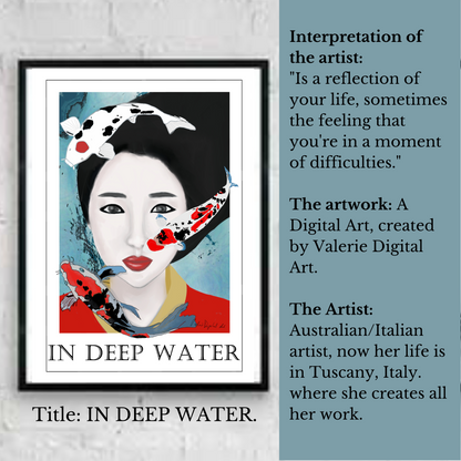 IN DEEP WATER - Hahnemühle Photo Rag Print - valerie-digital-art