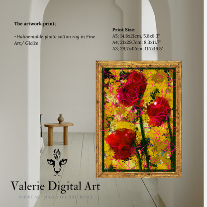 THE ROSES in fine art - valerie-digital-art